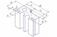 фото профиль дверной пвх 2,1 м 80 мм для дверной коробки