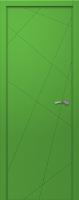 фото дверь капелли multicolor ф7a, ral6018, зелёный