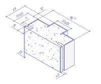 фото дверная коробка для маятниковых дверей kapelli