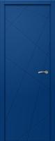 фото дверь капелли multicolor ф7a, ral5010, синий