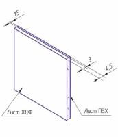 фото добор прямой 5 мм, шириной 300 мм