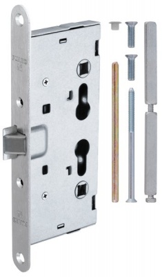 фото замок с раздельным квадратом fuaro fl-0433 anti-panic для противопожарных дверей