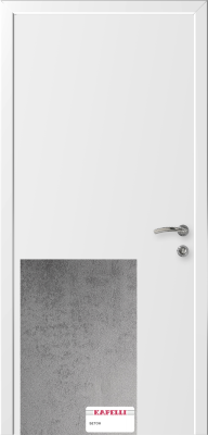 фото дверь kapelli classic гладкая, бетон