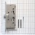 Замок с раздельным квадратом DOORLOCK V1901 для систем антипаники для противопожарных дверей Замок с раздельным квадратом DOORLOCK V1901 для систем антипаники для противопожарных дверей
