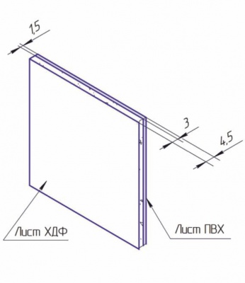 фото добор прямой 5 мм, шириной 100 мм